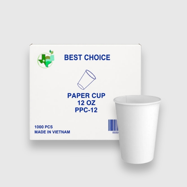 [1,000ct] 12 oz Paper Cups